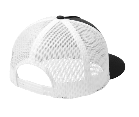 LBR 5-Panel Classic Trucker Mesh Snap Back Flat Bill - Image 3